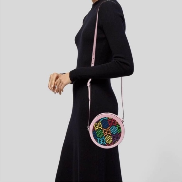 Gucci GG Supreme Psychedelic Round Shoulder Bag - Picture 3 of 8
